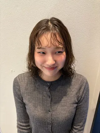 ミディアム 田中 瑞希のヘアスタイル