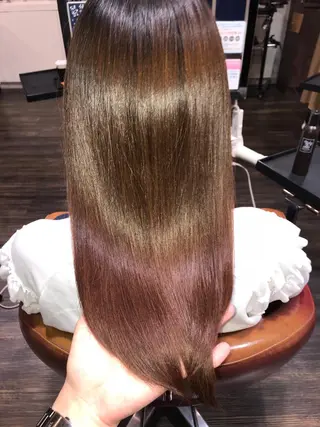 ロング カラー 縮毛矯正/ 髪質改善 /ショート 圍 崇行のヘアスタイル