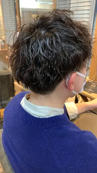 パーマ メンズ repose日本橋 室町のヘアスタイル