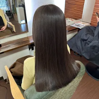 ロング 💜推しインナー カラー/菊池柊真💜のヘアスタイル