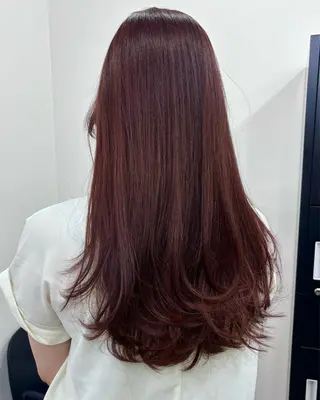 ロング カラー ヘアアレンジ Trip大名 AZUのヘアスタイル