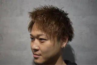 ショート パーマ メンズ 中西 将斗のヘアスタイル