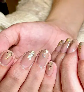 ミディアム カラー パーマ ヘアアレンジ メンズ キッズ ネイル マツエク・マツパ el. by Aoのネイルデザイン