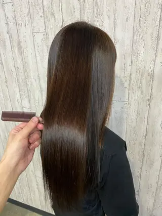 ロング パーマ 勝河 怜楊のヘアスタイル