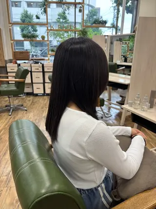 セミロング 🫧K+plus🫧 菅原しほ🫧のヘアスタイル