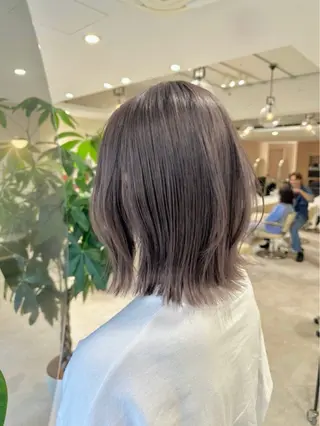 ショート カラー 透明感カラー🌿 グレージュ🐺陽介のヘアスタイル