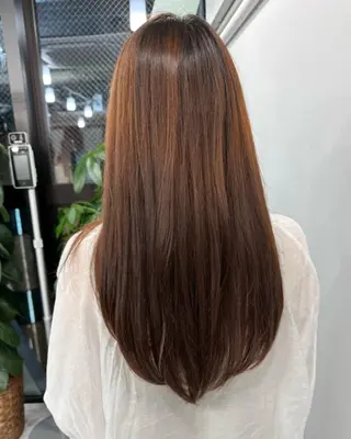 ロング Endearing 🌟銀座のヘアスタイル