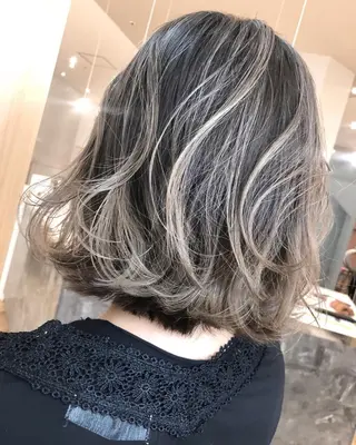 カラー ミディアム ⭐️Shelter by TOKYO⭐️のヘアスタイル
