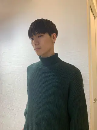 ミディアム little 小濱彰太のヘアスタイル