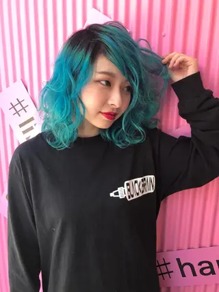 ミディアム カラー 🧙『代表』平田 祥己✨のヘアスタイル