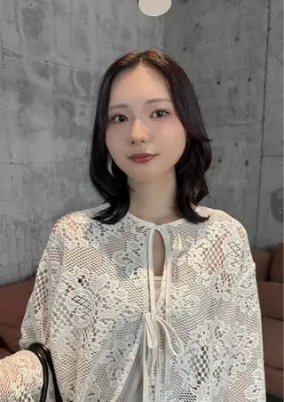 セミロング カラー 【sica】 チナのヘアスタイル
