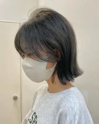 ミディアム カラー 🌿レイヤー/ブリー チ/🌿JINのヘアスタイル