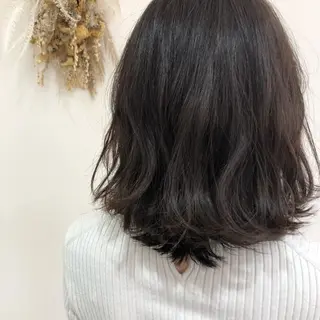 ミディアム カラー 【髪質改善】 梅田　聡のヘアスタイル