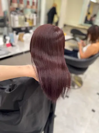 セミロング ♥️韓国風透明感 暖色misa♥️のヘアスタイル