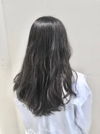 セミロング カラー パーマ ヘアアレンジ 【ツヤ髪美容師】 ツダケイスケのヘアスタイル