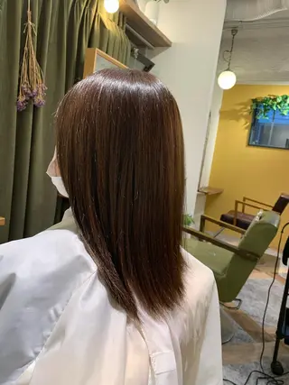 ミディアム 縮毛矯正専門美容師 宮本遼のヘアスタイル