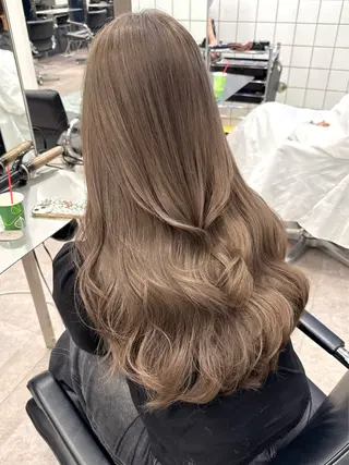 ロング カラー 似合わせ×ブリーチダ ブルカラー渋谷/大雅のヘアスタイル