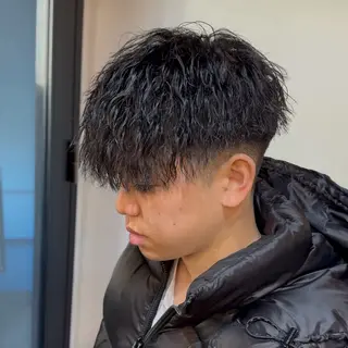 ショート ツイスパ/シャドウ 新井のヘアスタイル
