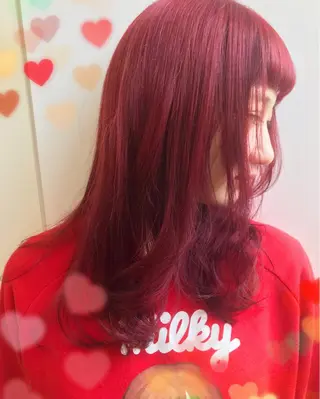 ミディアム カラー 新宿駅近♡個室 ♡関口三都季🌜のヘアスタイル