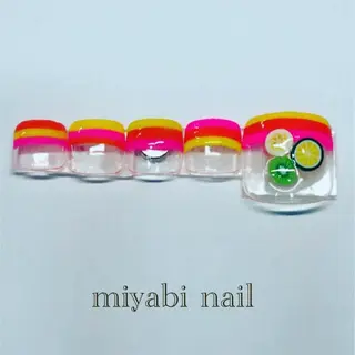 ネイル miyabi nail 桂川駅近くのネイルデザイン