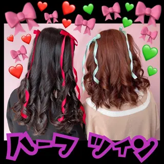 ロング ヘアアレンジ J (ジュリ)のヘアスタイル