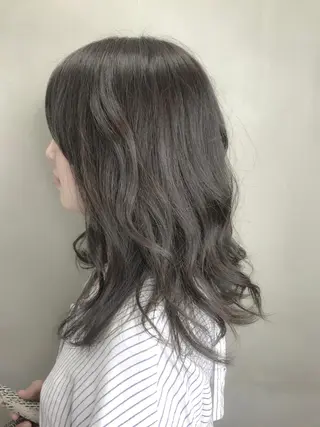 ミディアム カラー 【透明感、艶髪】西村 有司のヘアスタイル
