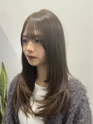 ロング カラー 韓国ヘア🇰🇷 スズキのヘアスタイル