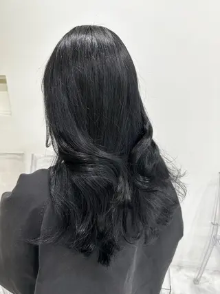 ロング カラー ヘアアレンジ 艶カラー/ハイトーン /レイヤーカットのヘアスタイル