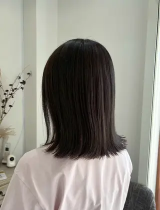 ミディアム カラー ROCCA hair ヒナのヘアスタイル
