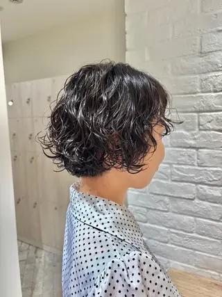 ショート パーマ ブリーチパーマ 🎀Rumiのヘアスタイル