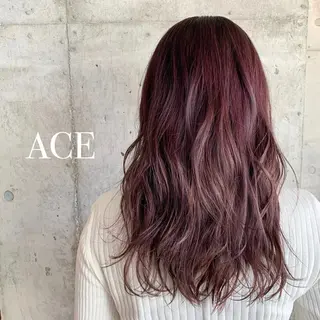 ミディアム 横浜/韓国レイヤー /透明感カラー🌷のヘアスタイル