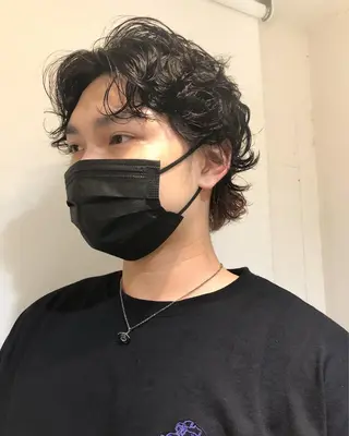 パーマ ヘアアレンジ メンズ メンズ特化✂️栗原 侑也のヘアスタイル