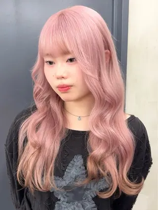 ロング カラー 透明感カラー 💋🩷りなのヘアスタイル