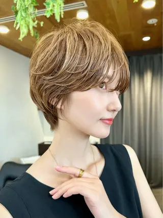 ショート カラー お悩み解決ショート/ 似合わせカット/といのヘアスタイル