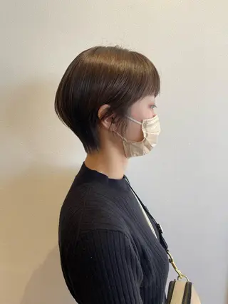 ショート カラー ヘアスタイルは 『キーちゃん』に!のヘアスタイル