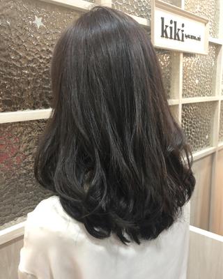 ミディアム 植田 敬太のヘアスタイル