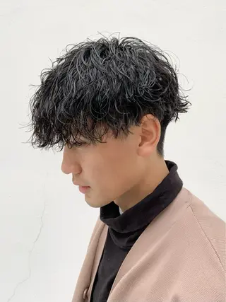 ショート パーマ メンズ なりたひろと / シャドウパーマのヘアスタイル