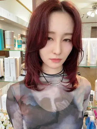 ミディアム カラーモデル募集 すがっちのヘアスタイル