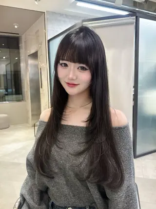 ロング 天神美容室 🎀hinaのヘアスタイル