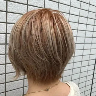 ショート カラー 自宅での再現性👌 溝の口/中裕樹のヘアスタイル