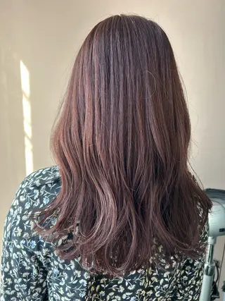ロング カラー hubhair レイヤー/透明感のヘアスタイル