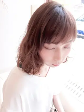 ミディアム カラー パーマ mai /Lita中央橋のヘアスタイル