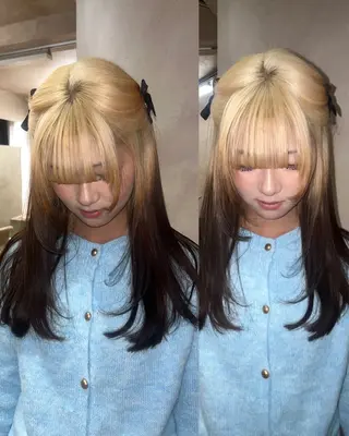 ロング カラー Bërg mimi ‎ ౨ৎ⋆のヘアスタイル
