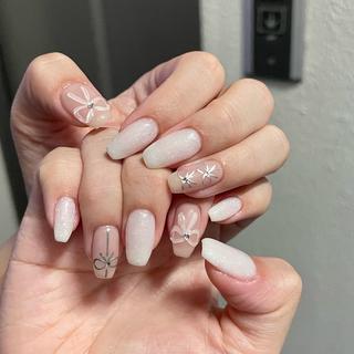 ネイル By moonネイル 🌷ワンホン/韓国風のネイルデザイン
