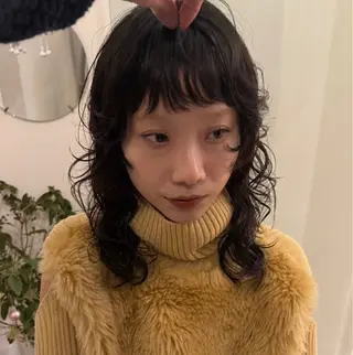 ミディアム パーマ 原宿/くるくるパーマ 🌴yacoのヘアスタイル