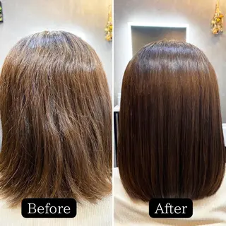 セミロング 髪のお悩み改善✨ 輝のヘアスタイル