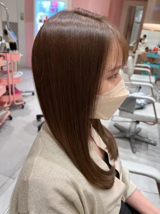 セミロング カラー 艶カラー/ NAOKIのヘアスタイル