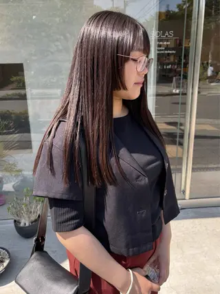 ロング 都築 未来のヘアスタイル