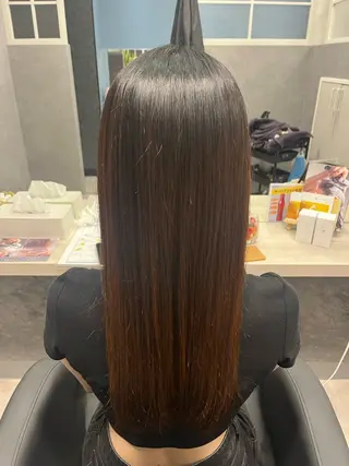 ロング 加藤 碧唯のヘアスタイル