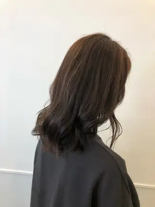 セミロング カラー MATSURI BASE.AWAJIのヘアスタイル